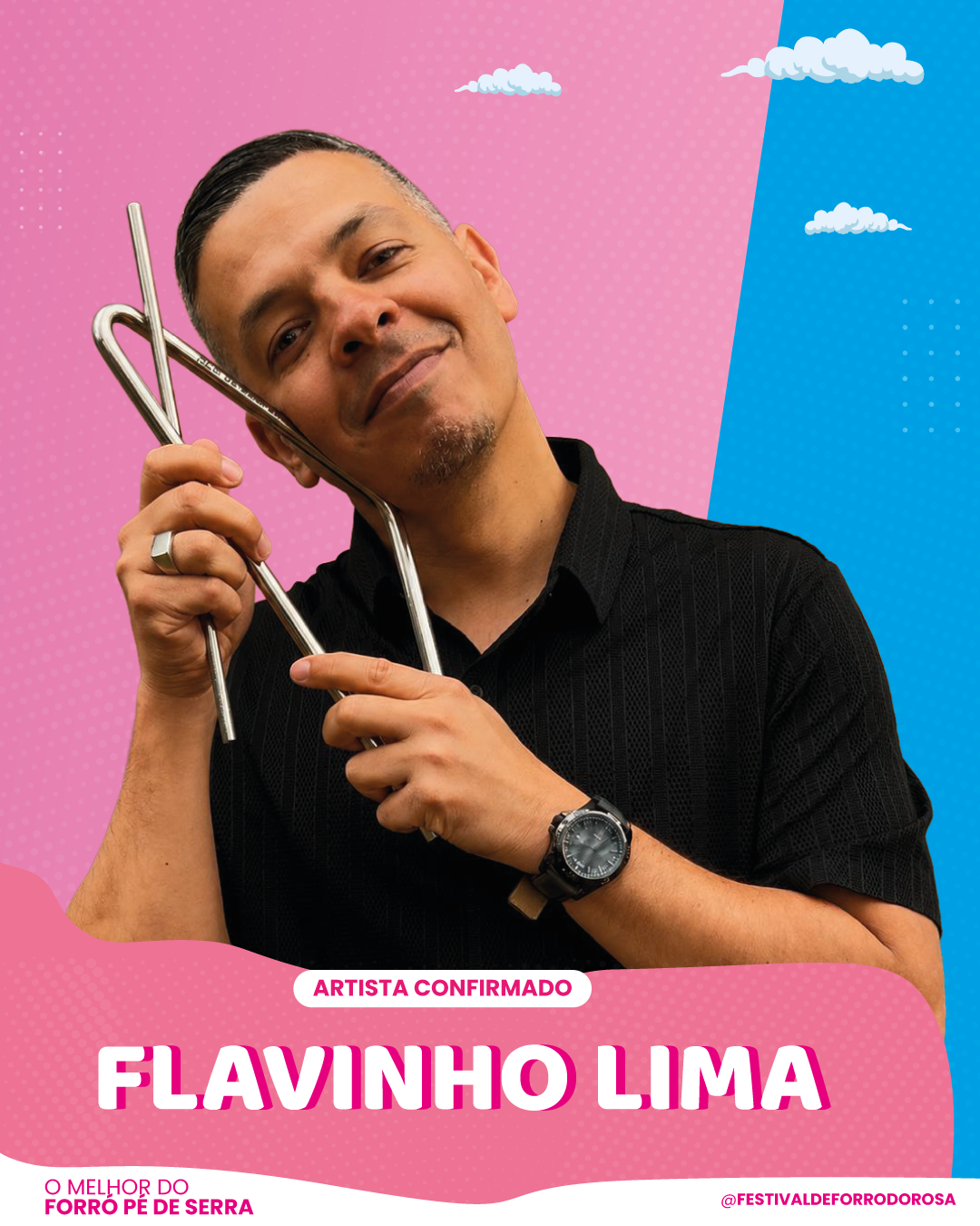 Arte oficial da atração Flavinho Lima