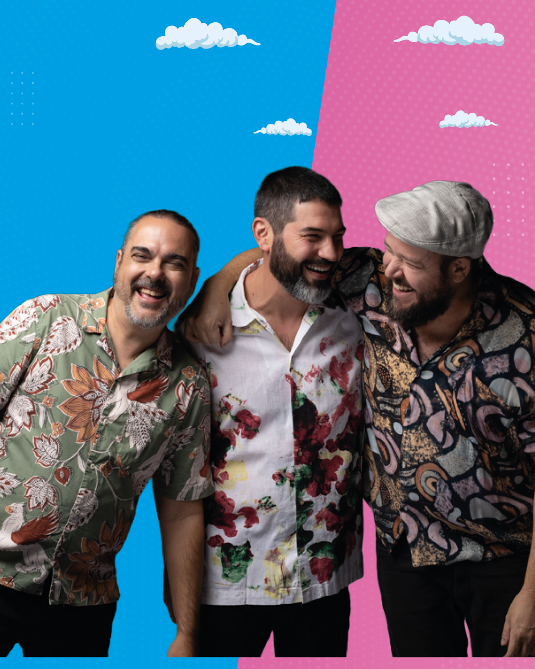 Arte oficial da atração Trio Macaíba