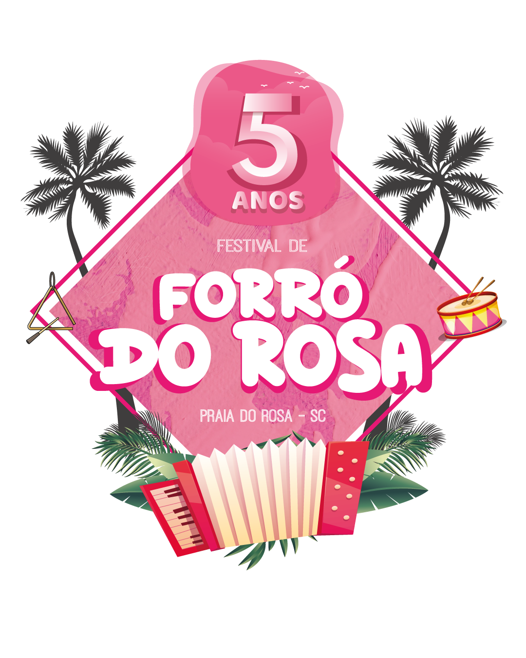 Festival de Forró do Rosa — 5 anos — Praia do Rosa, SC